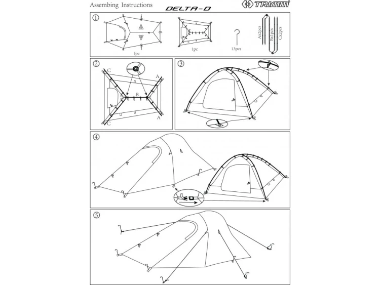 Šator Trimm DELTA-D