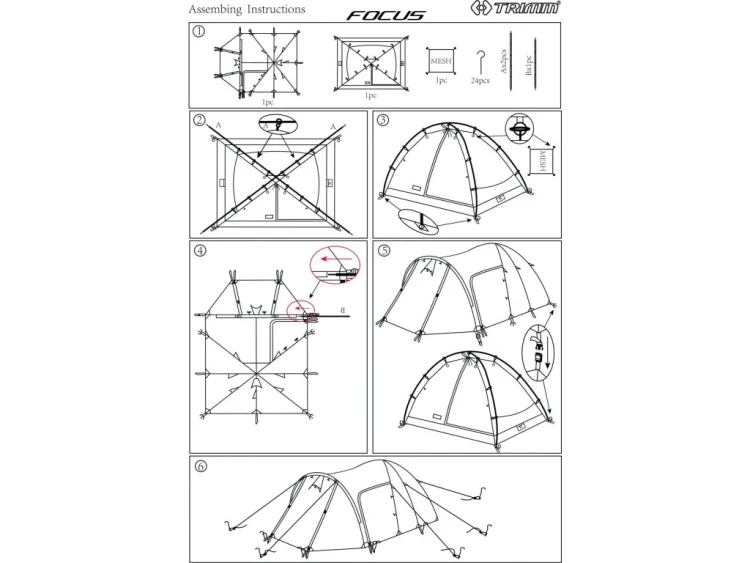 Šator Trimm Focus 3-4