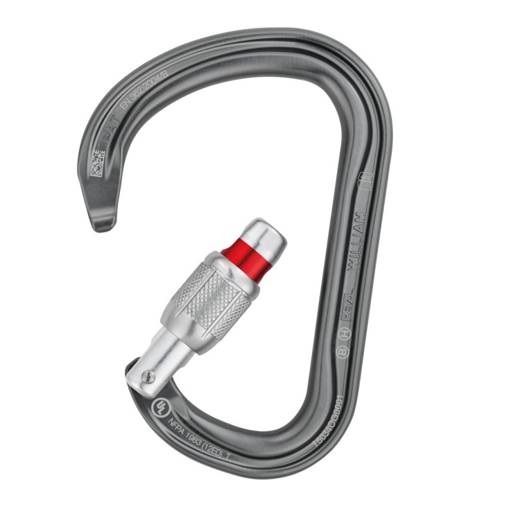Karabiner WILLIAM SCREW-LOCK