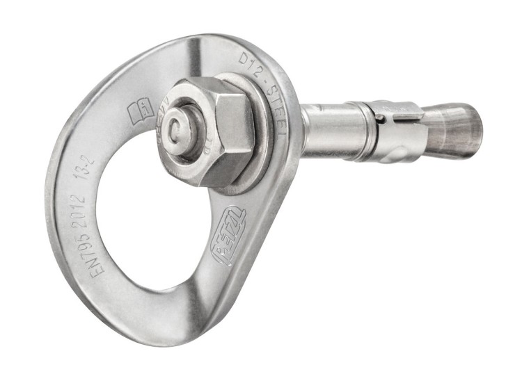 Vijak + pločica PETZL COEUR BOLT STEEL 12mm