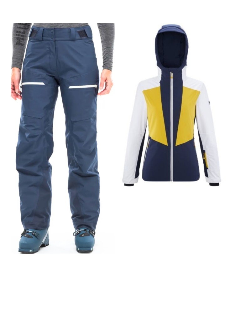 Ženski ski komplet MILLET MEADOWS/M WHITE 3L