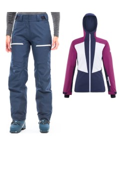 Ženski ski komplet MILLET MEADOWS/M WHITE 3L